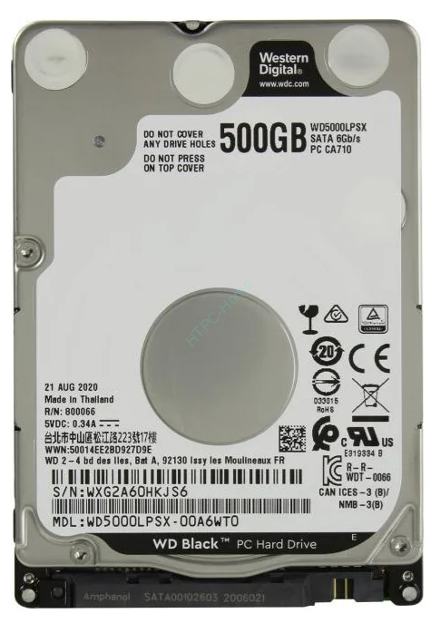Жесткий диск 500Gb Western Digital WD5000LPSX 2.5" фото 1 — HTPC-Home.ru