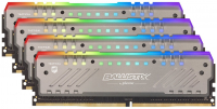 Оперативная память Crucial Ballistix Tactical Tracer RGB 64 ГБ (16 ГБ x 4) DDR4 2666 МГц CL16 (BLT4K16G4D26BFT4)