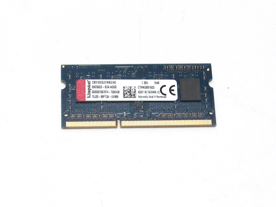 Оперативная память 4Gb Kingston CBD16D3LS1KBG/4 DDR3 1600 SODIMM фото 1 — HTPC-Home.ru