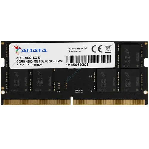 Оперативная память 16Gb ADATA AD5S480016G-S DDR5 4800 SODIMM фото 1 &mdash; HTPC-Home.ru
