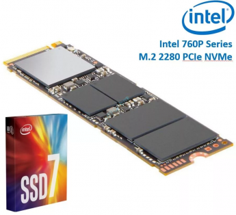 Твердотельный накопитель 256Gb Intel 760P SSDPEKKW256G8 M.2 2280 PCI-E 