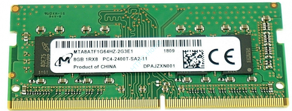 Оперативная память 8Gb Micron MTA8ATF1G64HZ-2G3E1 DDR4 2400 SO-DIMM фото 1 — HTPC-Home.ru