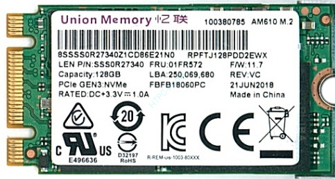 Твердотельный накопитель 256Gb UMIS AM610 RPFTJ256PDD2MWX PCI-e 2242 фото 1 &mdash; HTPC-Home.ru