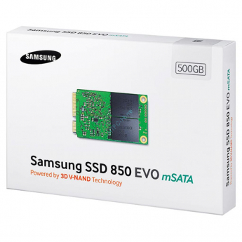 Твердотельный накопитель 500Gb mSATA Samsung 850 EVO mSATA MZ-M5E500BW  TLC
