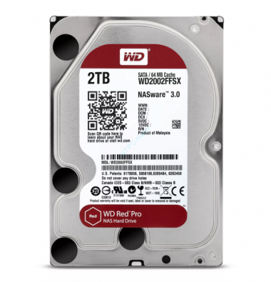 Жесткий диск 2Tb SATA Western Digital Red Pro WD2002FFSX 3.5&quot; 7200rpm 64Mb — HTPC-Home.ru