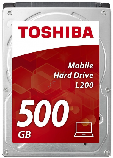 Жесткий диск 500GB Toshiba L200 HDWK105UZSVA 2.5&quot; — HTPC-Home.ru