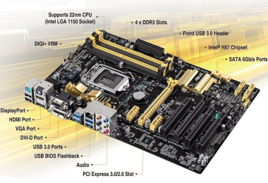 Материнская плата ASUS H87-PRO LGA1150 ATX 4DDR3 — HTPC-Home.ru