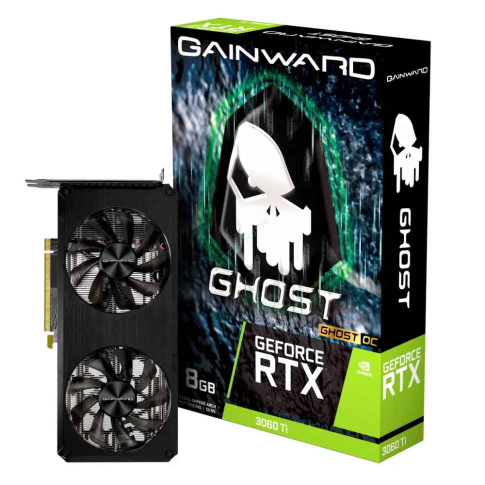 Видеокарта GAINWARD (NE6306TS19P2-190AB) GeForce RTX 3060 Ti 8GB GHOST OC V1 фото 1 — HTPC-Home.ru