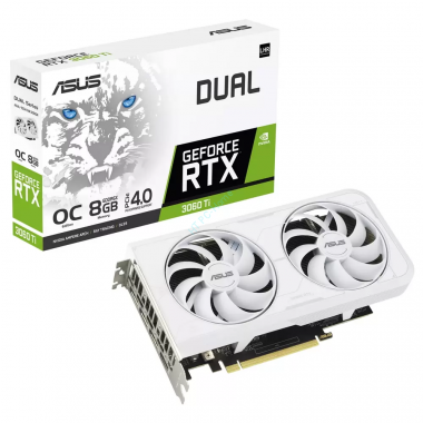 Видеокарта ASUS (DUAL-RTX3060TI-O8GD6X-WHITE) GeForce RTX 3060 TI 8GB DUAL OC 90YV0IP2-M0NA00 — HTPC-Home.ru