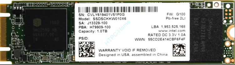 1Tb M.2 2280 Intel 540s Series SSDSCKKW010X6X1 TLC 27 610 HTPC Home.ru