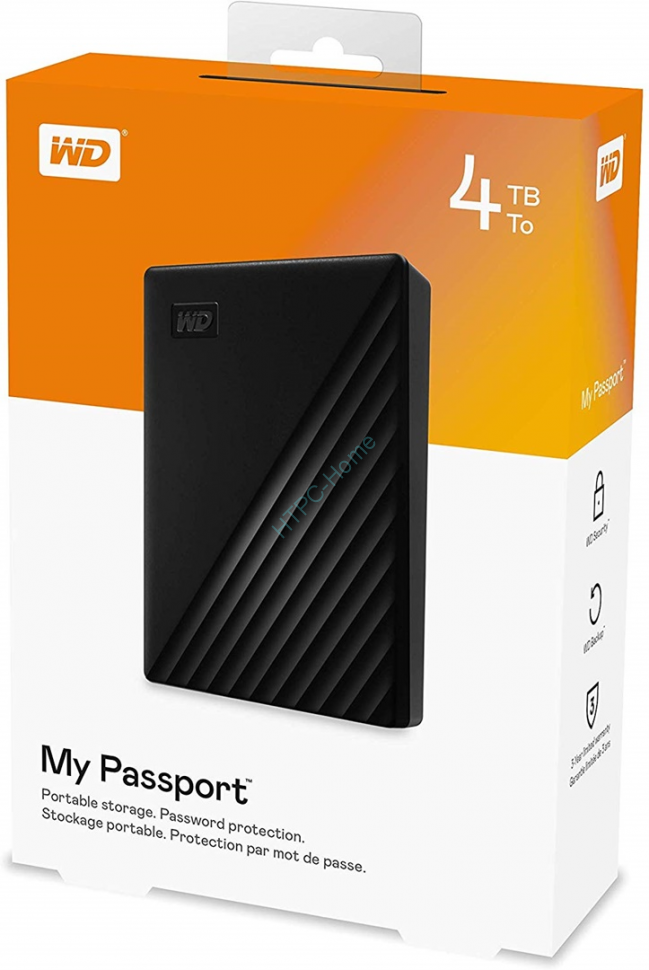 Внешний жесткий диск 4Tb WD My Passport USB 3.0 фото 1 — HTPC-Home.ru