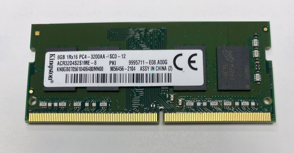 Оперативная память 8GB Kingston ACR32D4S2S1ME-8 SO-DIMM 3200MHz DDR4 ...