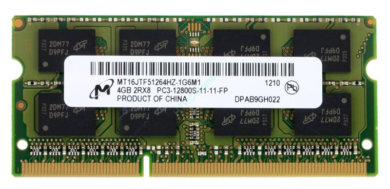Оперативная память 4Gb Micron DDR3L 1600 SO-DIMM 16chip фото 1 — HTPC-Home.ru