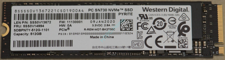 SSD 512Gb Western Digital Black SN730 SDBPNTY-512G, купить по цене 4 ...