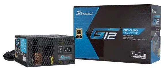 Блок питания Seasonic G12 750 Gold GC-750 750W черный ATX фото 1 — HTPC-Home.ru