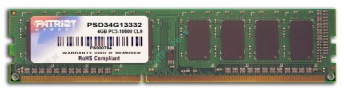 Оперативная память 4Gb Patriot PSD34G13332 DDR3 1333 DIMM  16chip