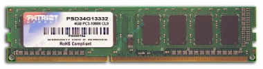 Оперативная память 4Gb Patriot PSD34G13332 DDR3 1333 DIMM  16chip — HTPC-Home.ru