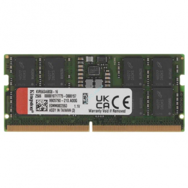 Оперативная память 16Gb Kingston KVR56S46BS8-16 DDR5 SODIMM 5600 CL46 — HTPC-Home.ru