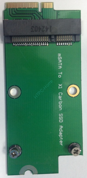 Переходник жесткого диска Sintech Electronic mini PCI-E mSATA SSD as SSD of Lenovo X1 Carbon Ultrabook (ST-MS2X1)