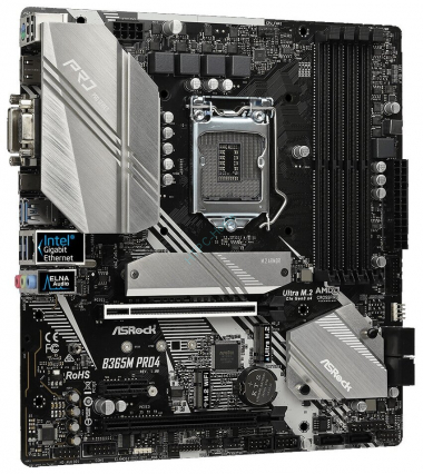 ASRock B365M PRO4 (RTL) LGA1151 &lt; B365 &gt; MicroATX 4DDR4  — HTPC-Home.ru