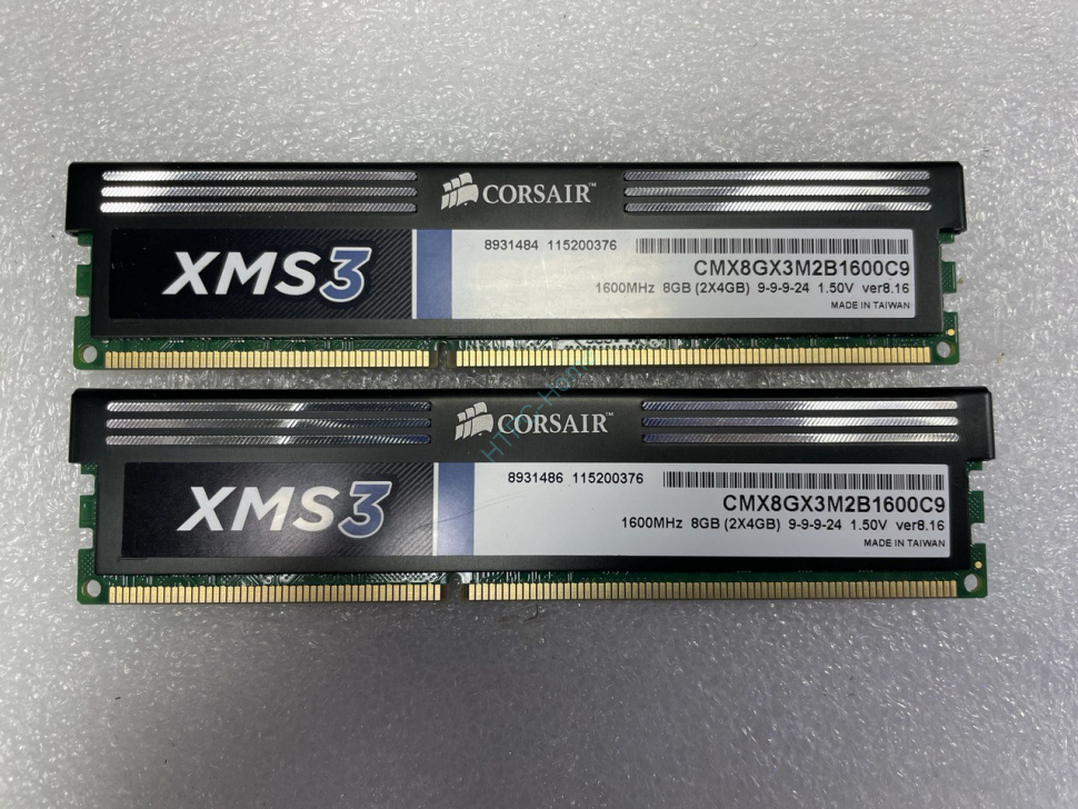 Оперативная память 4Gbx2 Corsair XMS3 CMX8GX3M2B1600C9 DDR3 1600 DIMM  фото 1 — HTPC-Home.ru