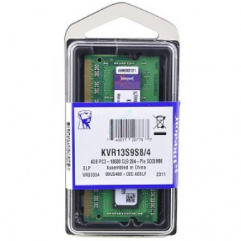 Оперативная память 4Gb Kingston KVR13S9S8/4G DDR3 1333 SO-DIMM