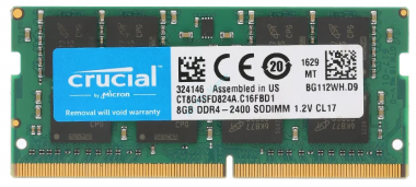 Оперативная память 8Gb Crucial CT8G4SFD824A DDR4 2400 SO-DIMM  — HTPC-Home.ru