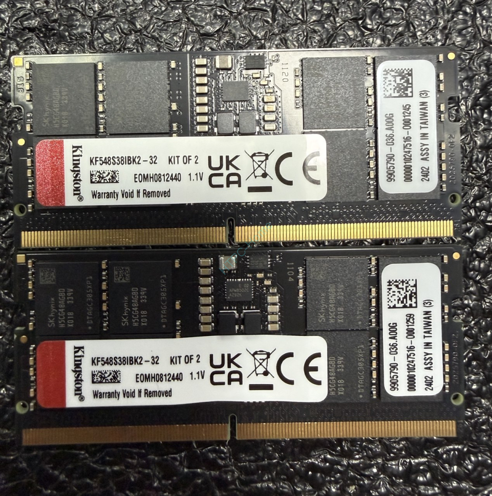 Оперативная память 16Gbx2 Kingston FURY Impact KF548S38IBK2-32  DDR5 4800 SO-DIMM фото 1 &mdash; HTPC-Home.ru
