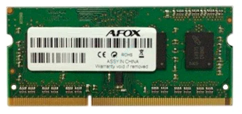 Оперативная память 4Gb AFOX AFSD34BK1P DDR3 1600 SODIMM фото 1 — HTPC-Home.ru