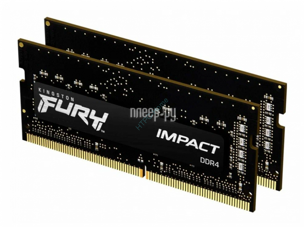 Оперативная память 8Gbx2 Kingston HyperX KF432S20IBK2/16 DDR4 3200 SODIMM CL20  фото 1 — HTPC-Home.ru