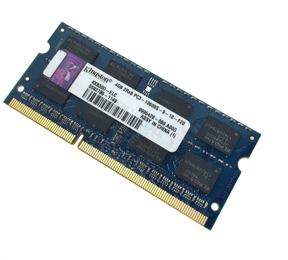 Оперативная память 4Gb Kingston KX830D-ELC DDR3 1333 SODIMM  фото 1 — HTPC-Home.ru