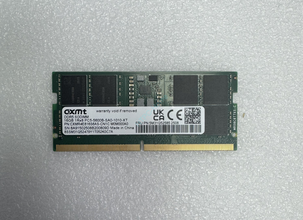 Оперативная память 16Gb QXMT CXMR4E816S6AS-CN1C DDR5 5600 SODIMM фото 1 — HTPC-Home.ru