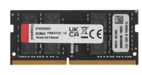 Оперативная память 32Gb Kingston HyperX KF432S20IB/32 3200MHz DDR4 SODIMM CL20  фото 1 &mdash; HTPC-Home.ru