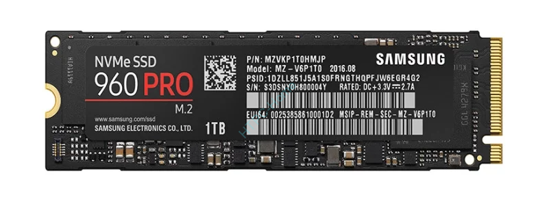 Твердотельный накопитель 1Tb Samsung 960 PRO MZ-V6P1T0BW M.2 2280  фото 1 — HTPC-Home.ru