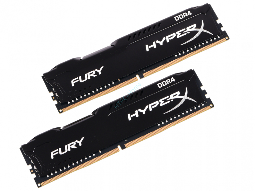 Модуль памяти 4Gbx2 KIT Kingston HyperX Fury HX424C15FBK2/8 CL15 DDR4 2400 DIMM фото 1 — HTPC-Home.ru