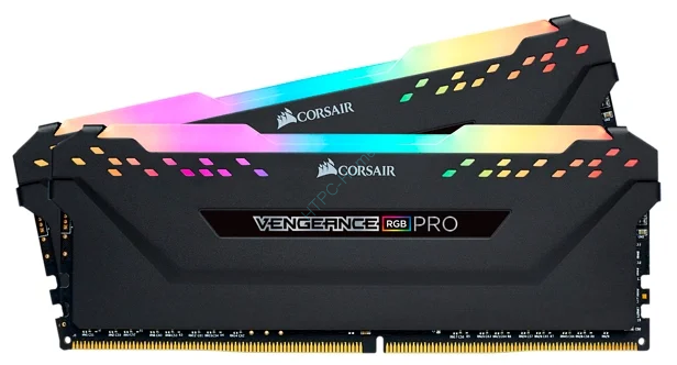 Оперативная память 8Gbx2 KIT CORSAIR Vengeance RGB Pro CMW16GX4M2K4000C19 DDR4 4000 DIMM  фото 1 — HTPC-Home.ru