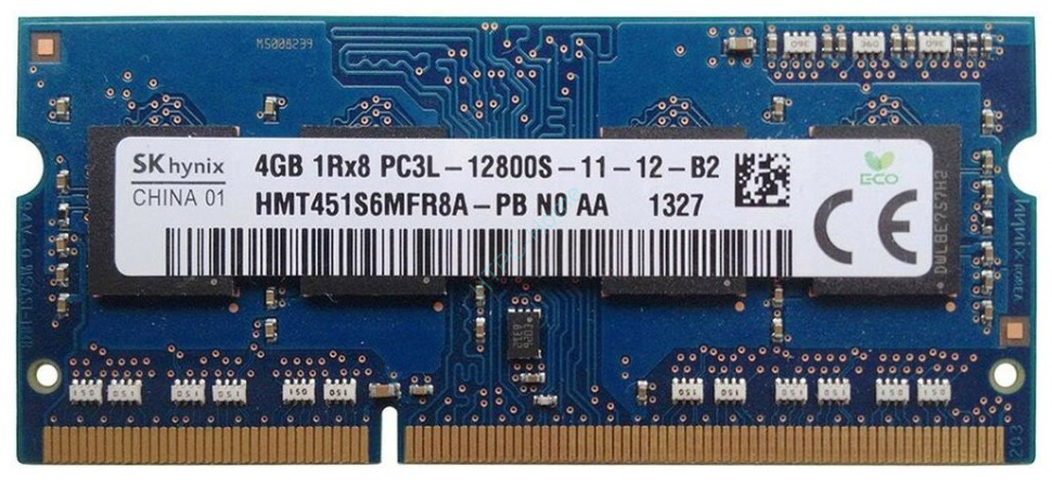 Оперативная память 4Gb Hynix HMT451S6MFR8A-PB DDR3L 1600 SODIMM CL11  фото 1 — HTPC-Home.ru