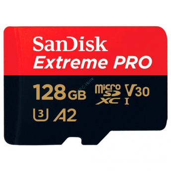 Карта памяти SanDisk Extreme Pro microSDXC V30 A2 128GB + SD adapter