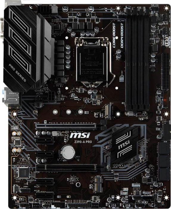 Материнская плата MSI Z390-A PRO LGA1151v2 ATX 4DDR4  фото 1 — HTPC-Home.ru