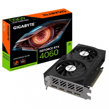 Видеокарта GIGABYTE (GV-N4060WF2OC-8GD) GeForce RTX 4060 8GB WINDFORCE OC — HTPC-Home.ru