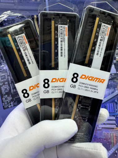 Оперативная память 8Gb DIGMA DGMAD31600008D DDR3 1600 DIMM CL11  — HTPC-Home.ru