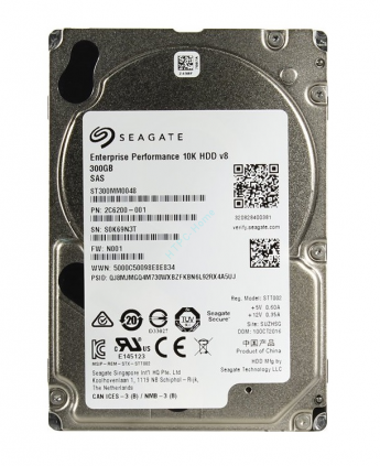 Жесткий диск 300Gb SAS Seagate Enterprise Performance 10K ST300MM0048 2.5" 10000rpm 128Mb