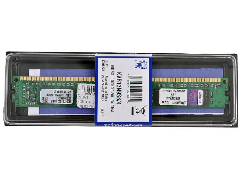 Оперативная память 4Gb Kingston KVR13N9S8/4 DDR3 1333 DIMM, купить по ...