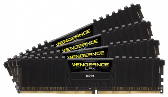 Оперативная память 8Gbx4 KIT Corsair Vengeance LPX CMK32GX4M4A2400C14 DDR4 2400 DIMM