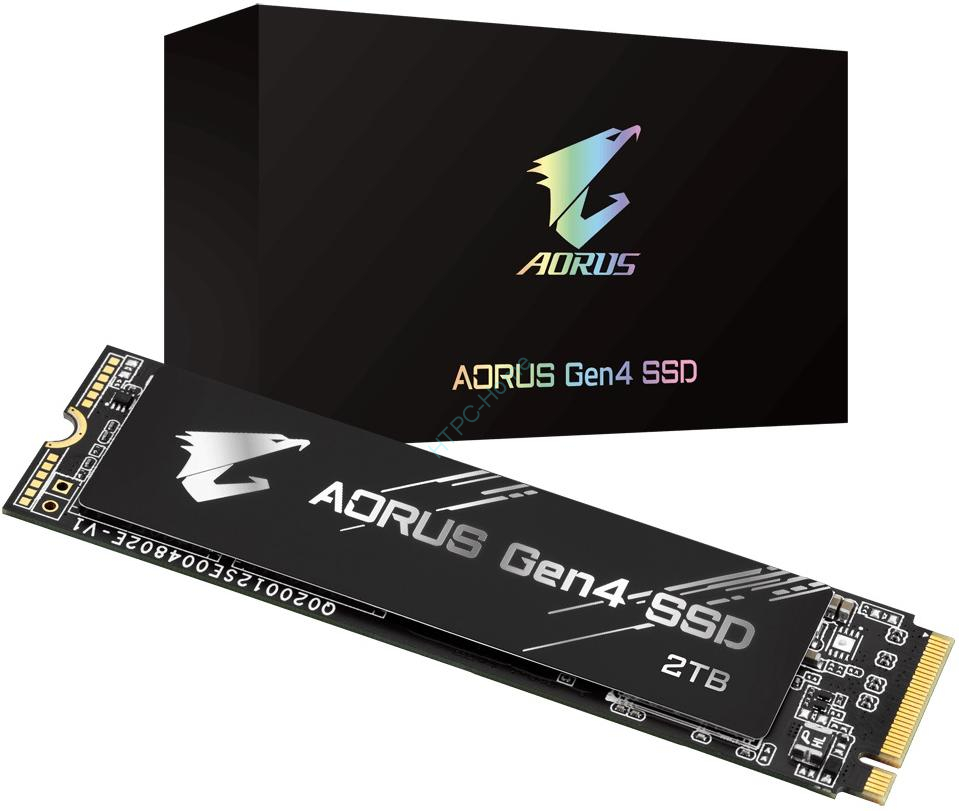 2TB GP-AG42TB Gigabyte M.2 2280 2TB AORUS Client SSD PCIe Gen4x4 with NVMe, RTL фото 1 — HTPC-Home.ru