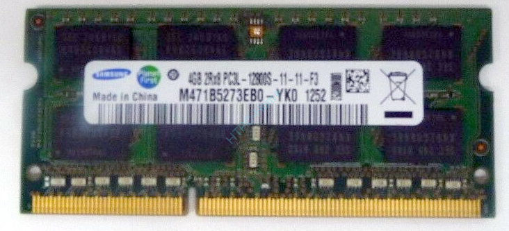 Оперативная память 4Gb Samsung M471B5273EB0-YK0 DDR3L 1600 SODIMM 16Chip фото 1 — HTPC-Home.ru