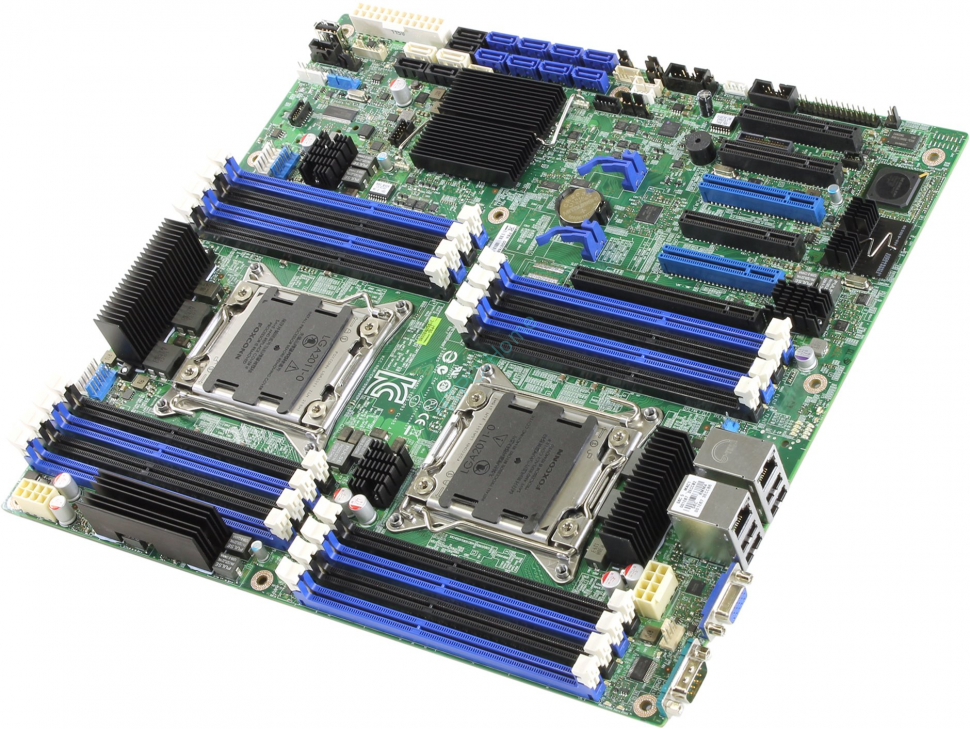 Материнская плата INTEL DBS2600CP2 Dual LGA2011 E-ATX  фото 1 — HTPC-Home.ru