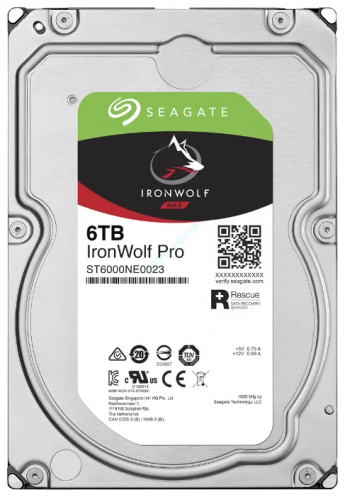 Жесткий диск 6Tb Seagate IronWolf Pro ST6000NE0023 3.5'' 7200prm 256Mb