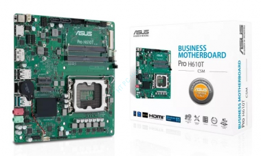 Материнская плата Asus Pro H610T-CSM (LGA1700, mini-ITX) — HTPC-Home.ru