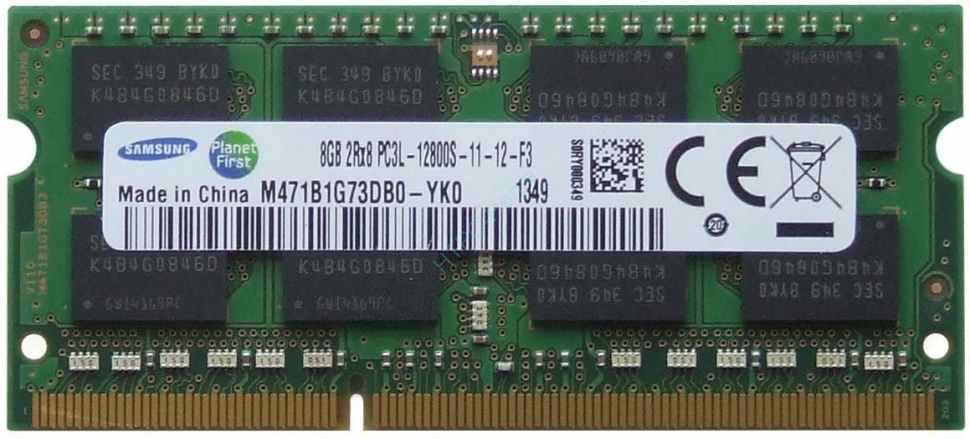 Оперативная память 8Gb Samsung M471B1G73DB0-YK0 DDR3L 1600 SO-DIMM  фото 1 — HTPC-Home.ru
